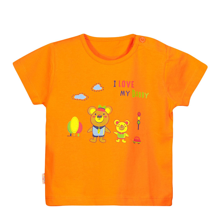 Áo Nút Vai Màu Unisex HELLO B&B TN 0607 - Họa Tiết Giao Ngẫu Nhiên