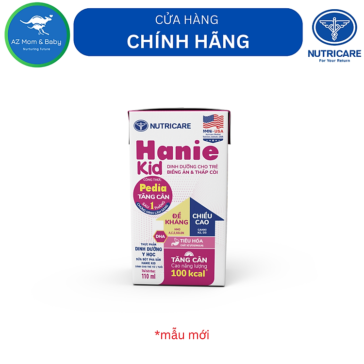 Mua tại Tiki: Thùng sữa Nutricare Hanie Kid 110ml Tin cậy Chính hãng, giá tốt