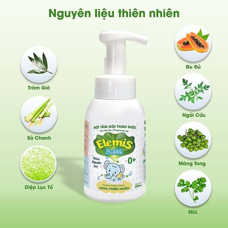 Bọt tắm gội thảo dược Elemis 250ml Uy tín Tiết kiệm - Hình ảnh 3