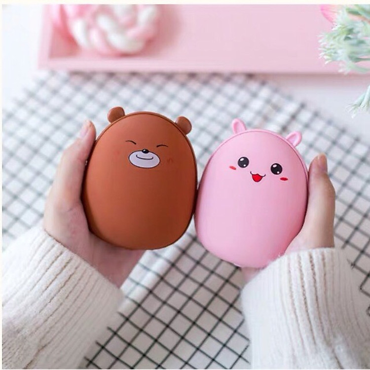 Máy sưởi kiêm sạc dự phòng tay hình gấu