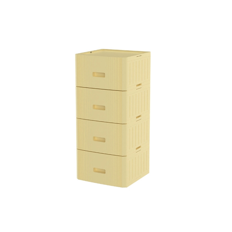 Tủ lắp ghép MatsuLock 4 ngăn DUY TÂN nhựa PP/ABS, 4 hộc tủ tháo lắp linh hoạt, tủ quần áo đa năng, tiện lợi