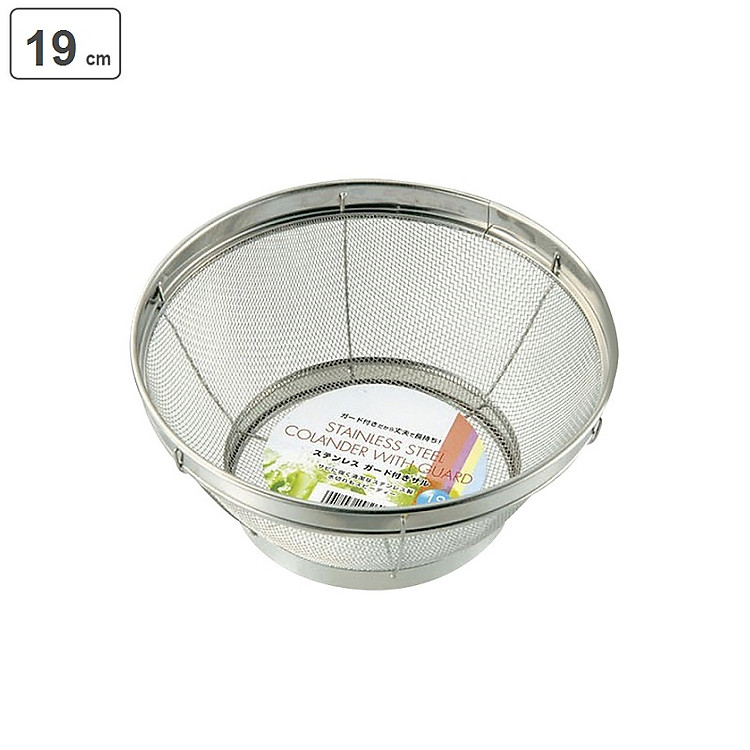 Rổ inox tròn đáy sâu Echo Metal Ø22cm/Ø25cm - Hàng nội địa Nhật Bản nhập khẩu chính hãng