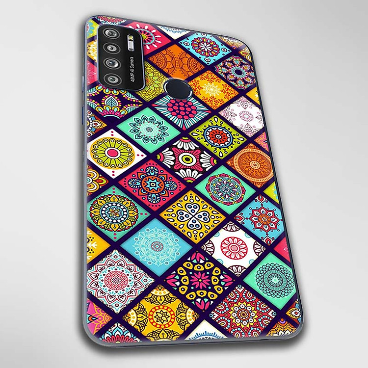 Ốp lưng dành cho Vsmart Live 4 mẫu Họa tiết ô vuông