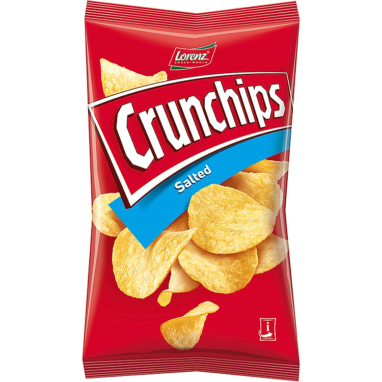 Khoai Tây Chiên Lorenz Crunchips Vị Muối (100g)