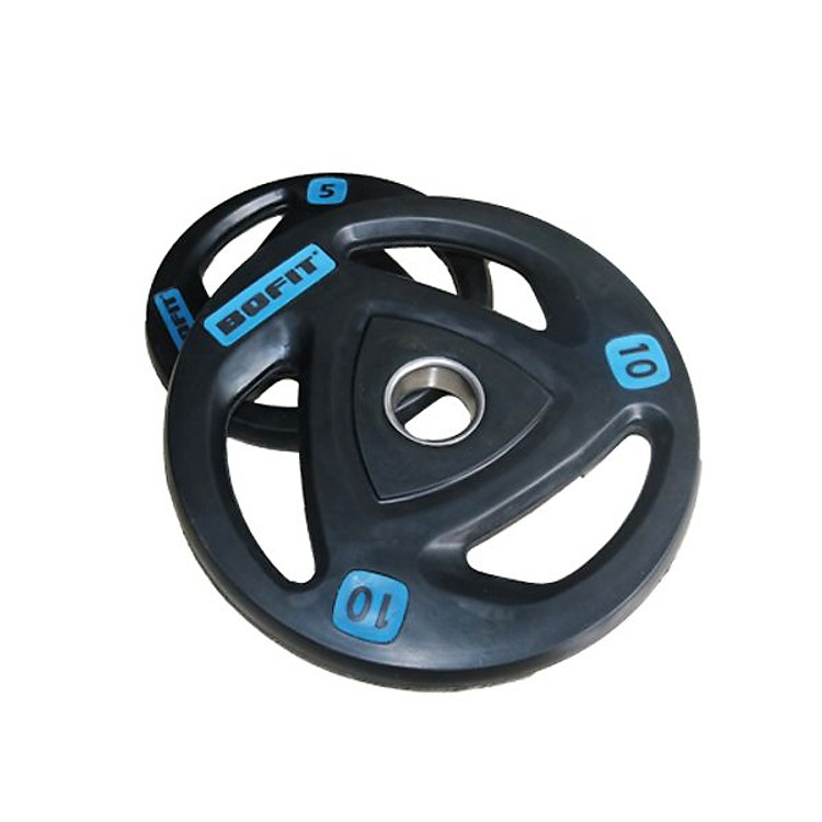 Tạ đĩa bọc cao su Bofit 10kg (bán lẻ 1 cục)