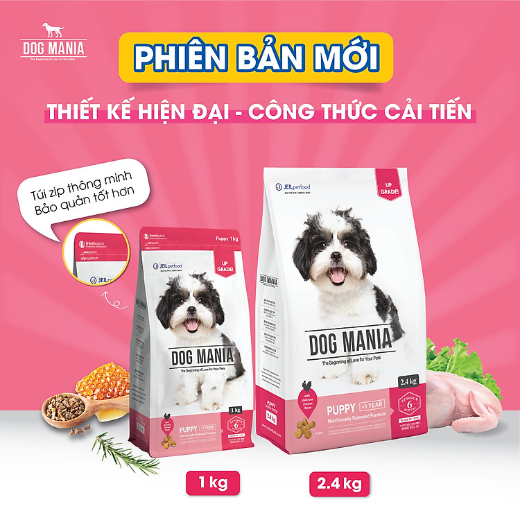 THỨC ĂN HẠT HÀN QUỐC DOG MANIA CHO CHÓ