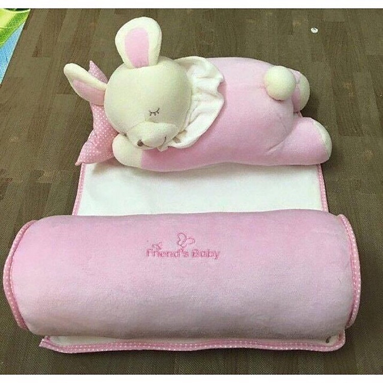 Bộ gối chặn hàn quốc cho bé gái - màu ngẫu nhiên