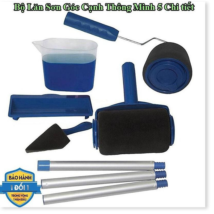 Bộ dụng cụ con lăn sơn góc tường đa năng Thông Minh Lăn Góc Cạnh Không Bẩn, Không Rớt