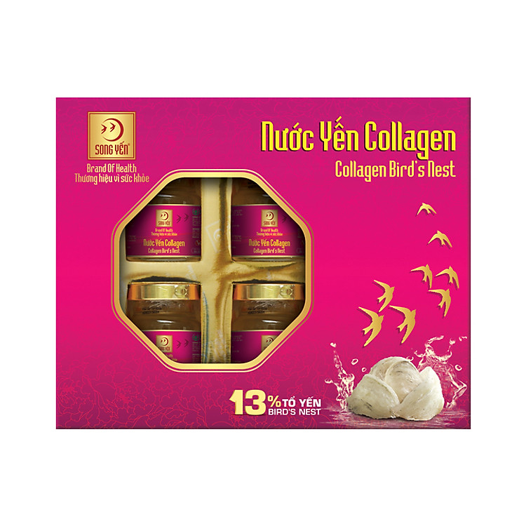 Nước Yến Collagen Song Yến - NYC6 (Lốc 6x70ml)