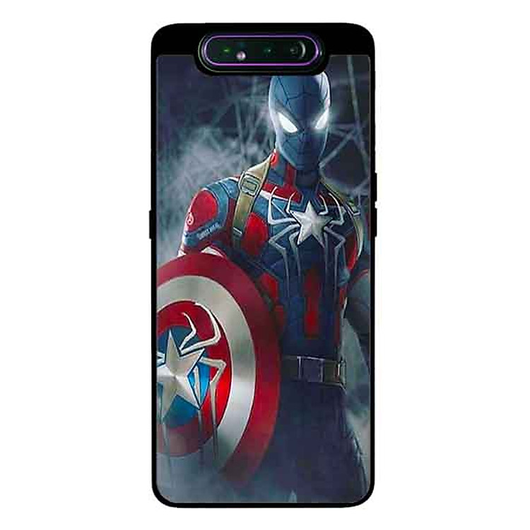 Ốp Lưng Dành Cho Samsung A80 mẫu Người Nhện Đen - Hàng Chính Hãng