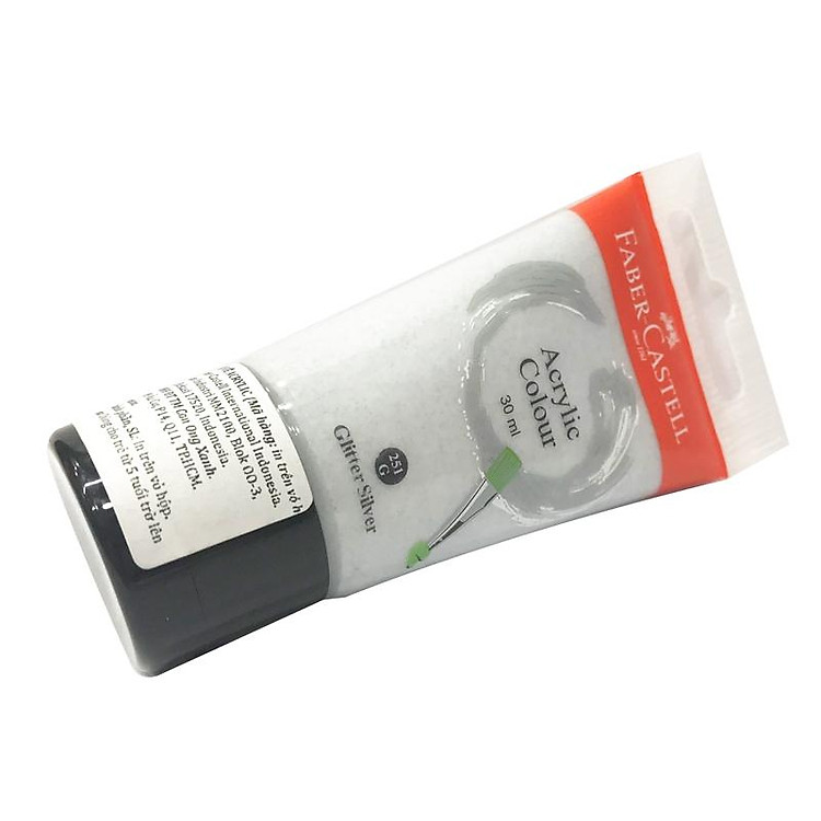 Tuýp Màu Vẽ Acrylic 30ml Glitter Silver - Ảnh 3