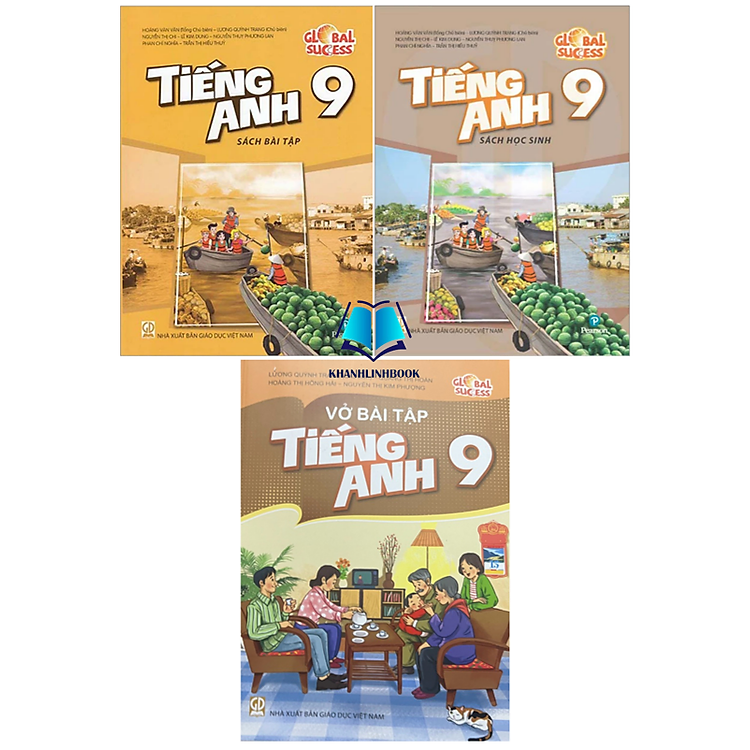 Sách - Combo Vở bài tập tiếng anh + tiếng anh sách bài tập + học sinh lớp 9 ( Global sucess )
