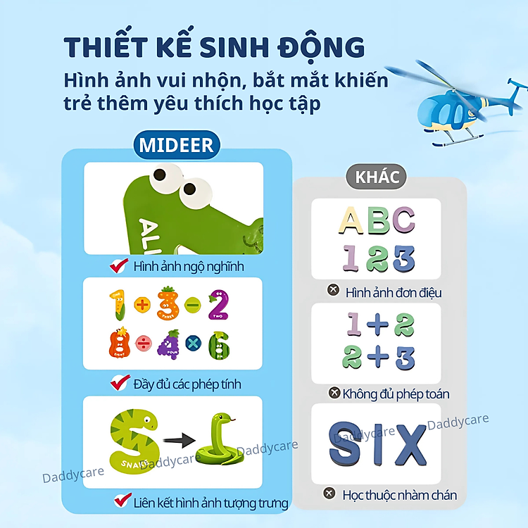 Bảng chữ cái và số nam châm cho bé Chính hãng Giá rẻ - Hình ảnh 5