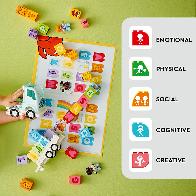 LEGO DUPLO 10421 Đoàn tàu học chữ Chính hãng Ưu đãi - Hình ảnh 4