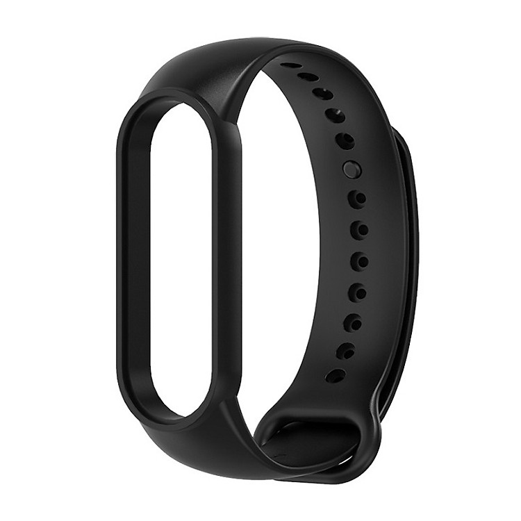 Dây đeo thay thế cho Xiaomi Miband 5 nhựa dẻo TPU Trơn nhiều màu