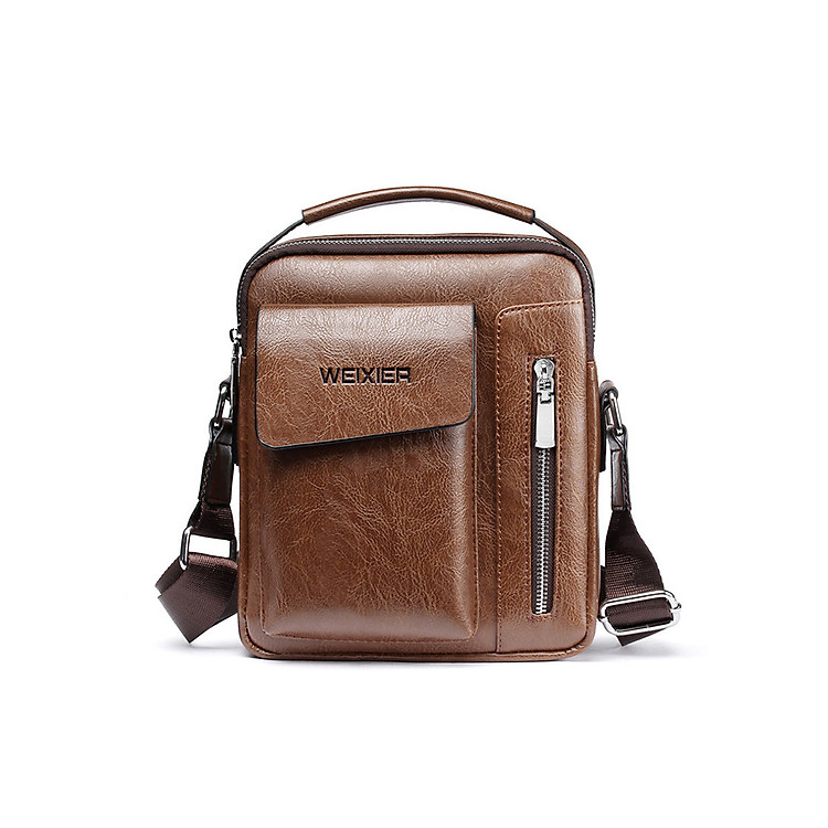 Túi Đeo Chéo Da Nam Cao Cấp Túi Nắp Weixier B0834