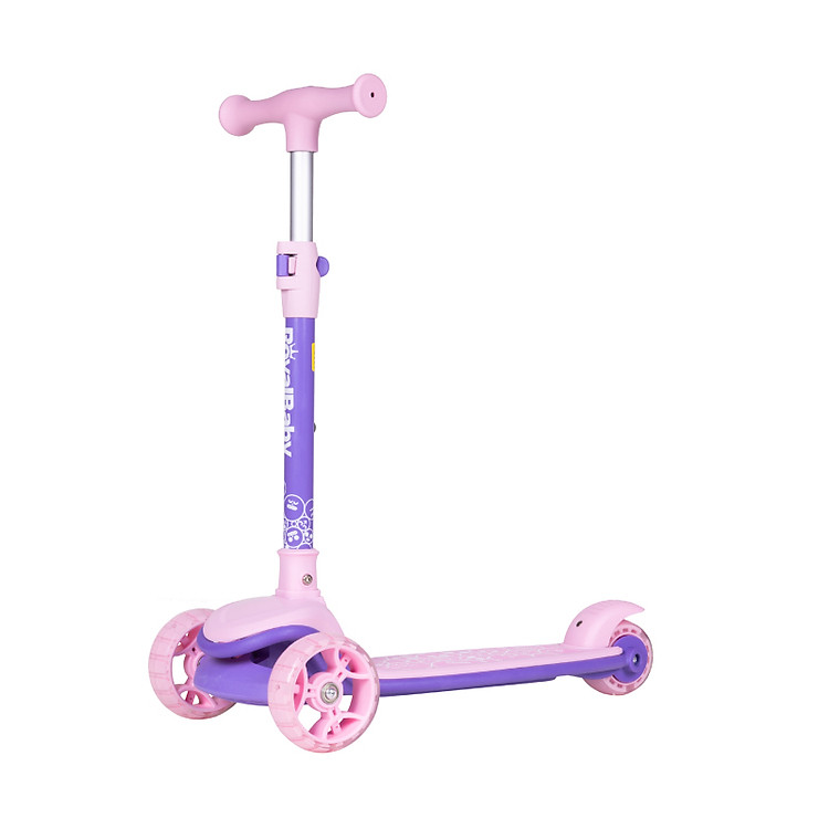 Xe SCOOTER 3 Bánh Royal Baby Hồng Chính hãng Tiết kiệm - Hình ảnh 4