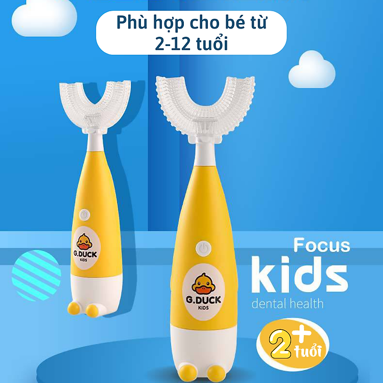 Bàn chải điện trẻ em vịt vàng Chính hãng Giá tốt - Hình ảnh 4