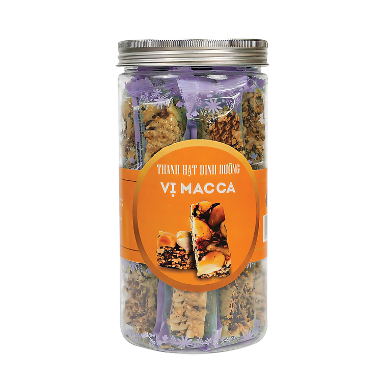 Thanh Hạt Dinh Dưỡng Vị Macca 162g