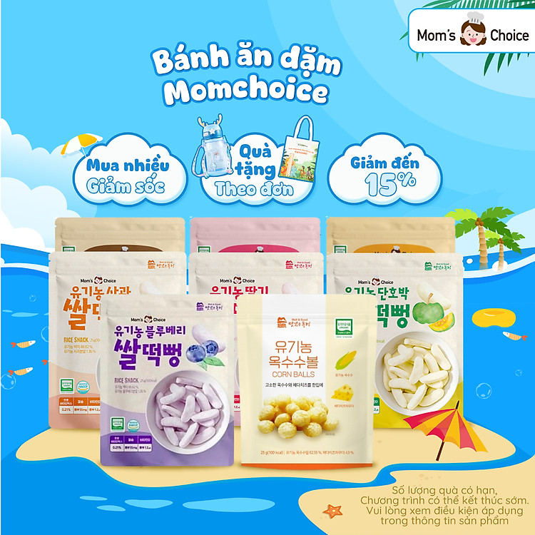 Nơi mua Bánh ăn dặm Moms Choice cho bé Giá tốt - Hình ảnh 3