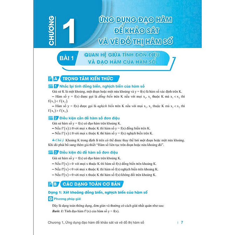 Cẩm Nang Ôn Luyện Thi THPT, Đại Học Môn Toán - Giải Tích - Ảnh 2