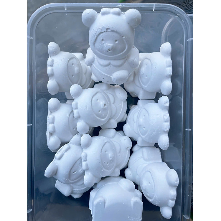 Bộ Tượng Tô Thạch Cao Gấu Mini (10 chiếc) - Ảnh 7