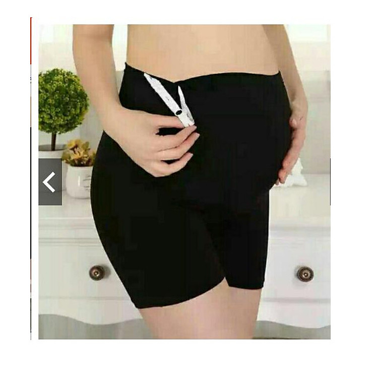 Quần mặc váy cho mẹ bầu có khuy chỉnh mặc đến khi sinh