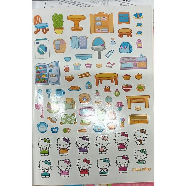 Bé Tô Màu Hello Kitty - Đồ Vật Trong Nhà - Ảnh 5