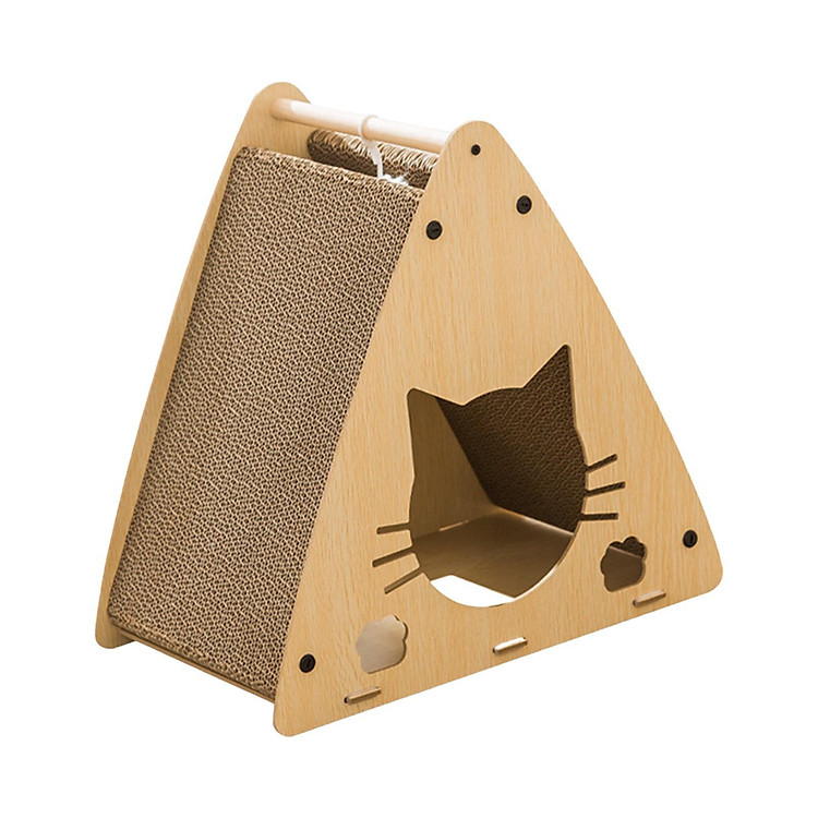 Cardboard Cat Houses Scratching Board for Kitty Indoor Cats Medium Large Cat