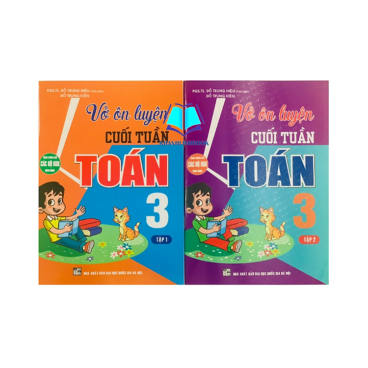 Vở Ôn Luyện Cuối Tuần Toán Lớp 3 – Tập 1 + 2
