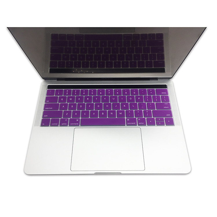 Miếng lót bàn phím in chữ Silicon skin keyboard Macbook Air Pro Retina có thể rửa - Hàng Chính Hãng