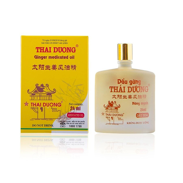 Dầu gừng Thái Dương chai 24ml