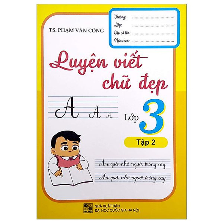 Luyện Viết Chữ Đẹp Lớp 3 – Tập 2