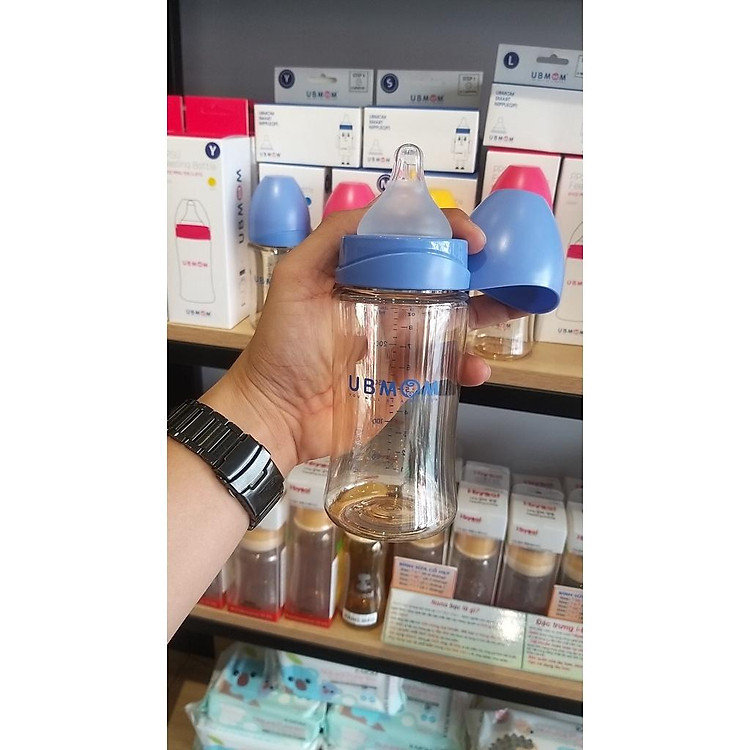 Bình sữa UBMOM PPSU 260ml - Vàng Uy tín Giá rẻ - Hình ảnh 4