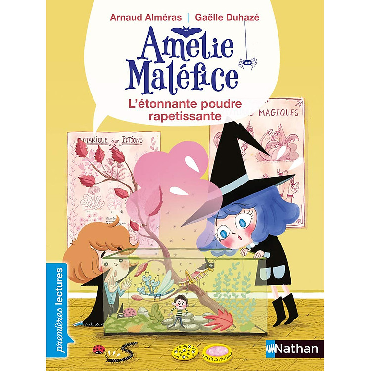 Sách luyện đọc tiếng Pháp - Amelie Malefice Niveau 1 - L'etonnant poudre rapetissante