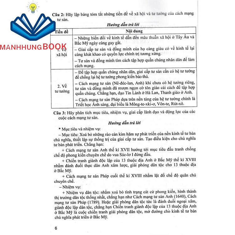 Trả lời Câu Hỏi Lịch Sử 11 - Tự Luận Và Trắc Nghiệm - Ảnh 5