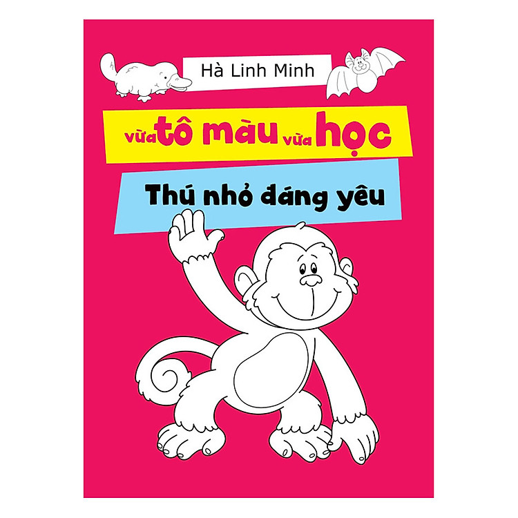 Sách Vừa Tô Màu Vừa Học - Thú Nhỏ Đáng Yêu