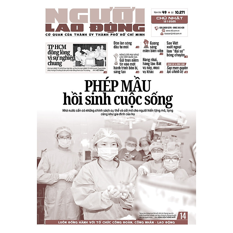 Nhật báo Người Lao Động từ ngày 06-01-2025 đến 12-01-2025 - Ảnh 7