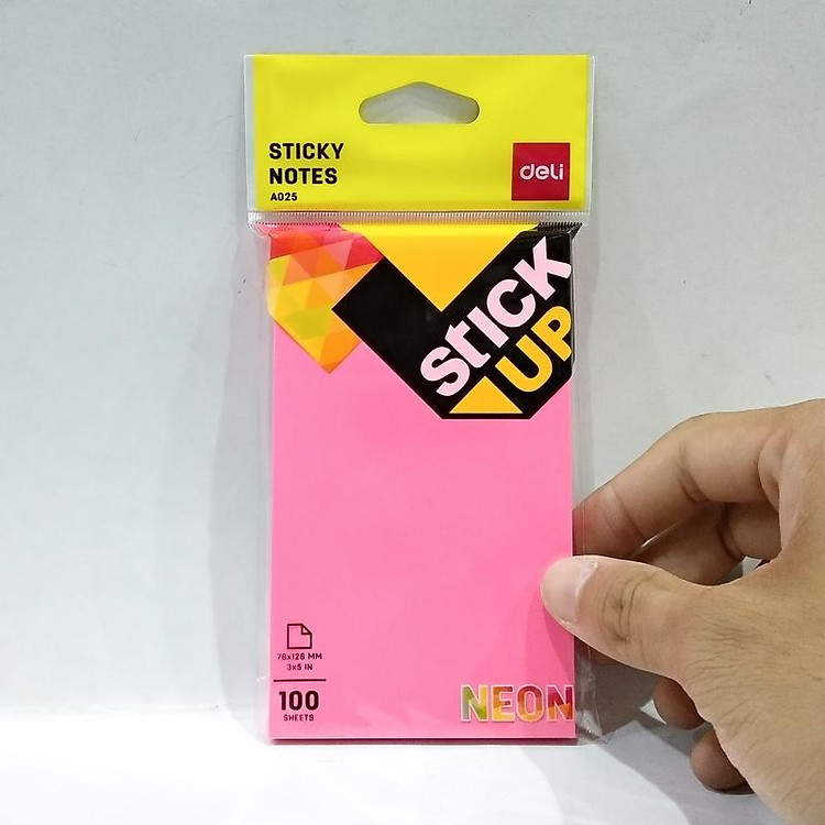 Giấy Nhắn 3x5 Deli - A02502 (Màu hồng) - Ảnh 4
