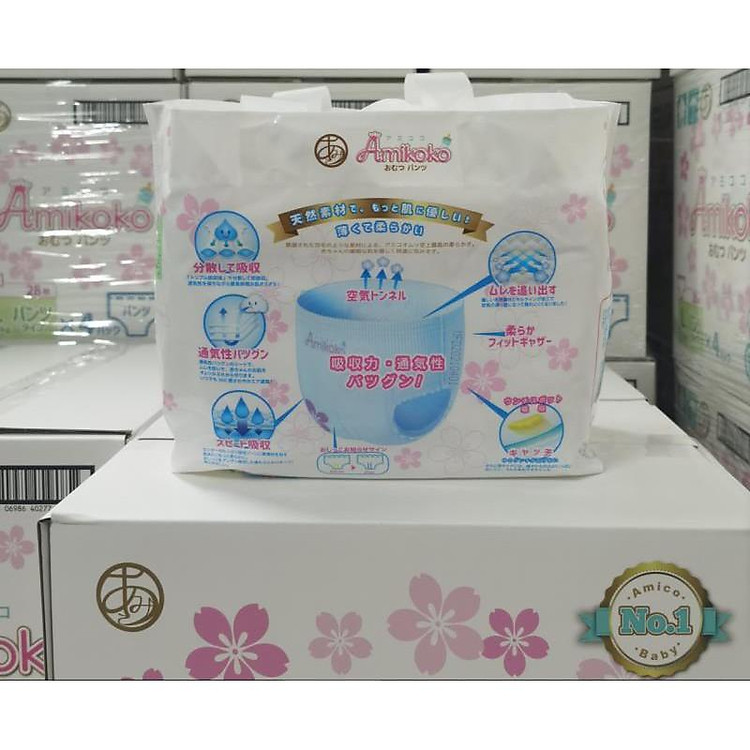 Tã dán Amikoko NB62 cao cấp Chính hãng Giá rẻ - Hình ảnh 2