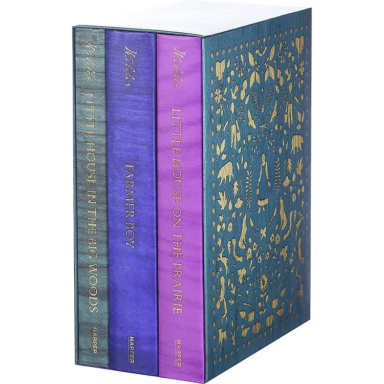 Little House Hardcover 3-Book Box Set: Little House in the Big Woods, Farmer Boy, and Little House on the Prairie