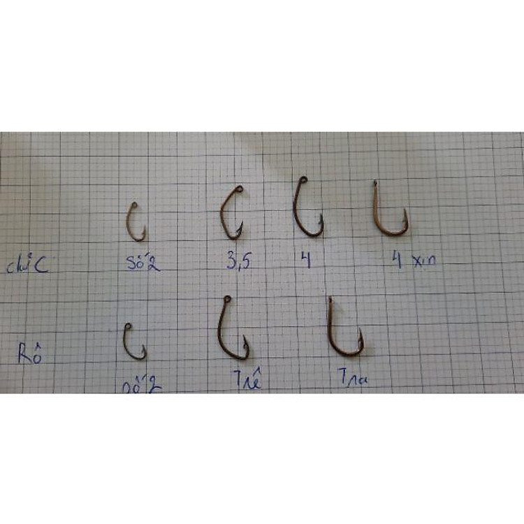 Lưỡi câu cá lóc, cá ngão, cá chim , cá chê, cá rô , cá trắm, cá chép cao cấp