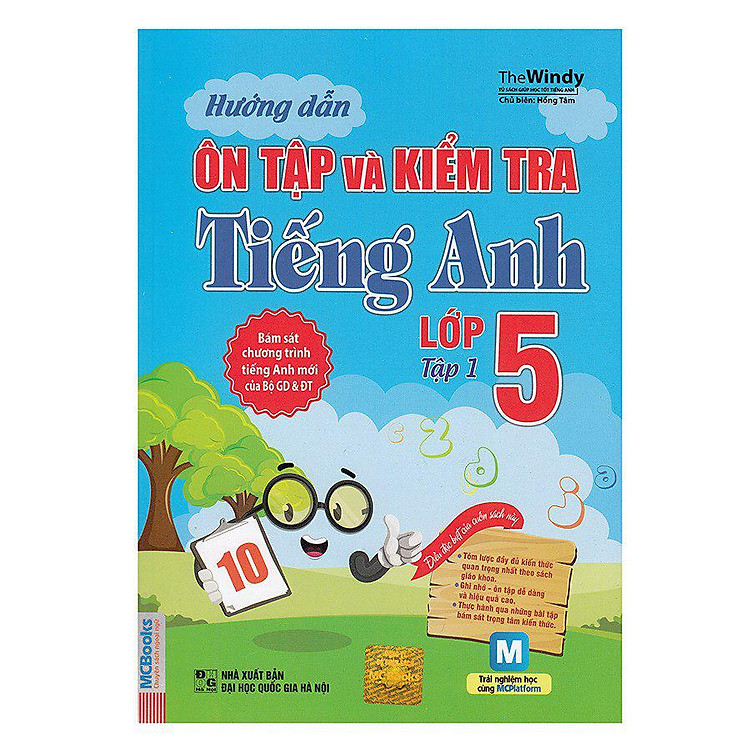 Sách Hướng Dẫn Ôn Tập Và Kiểm Tra Tiếng Anh Lớp 5 (Tập 1)