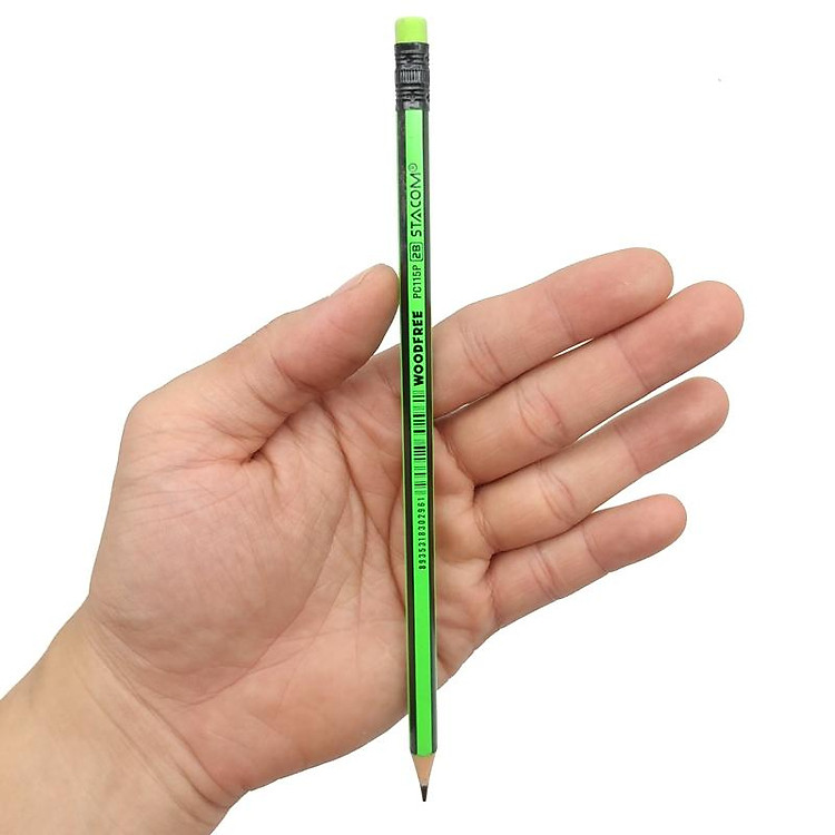 Bút Chì Woodfree 2B - Stacom PC115-2B - Ảnh 5