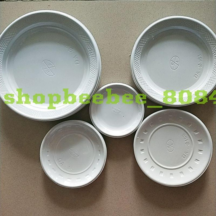 set 20 đĩa giấy và đĩa nhựa dùng 1 lần tiện dụng nhiều kích thước