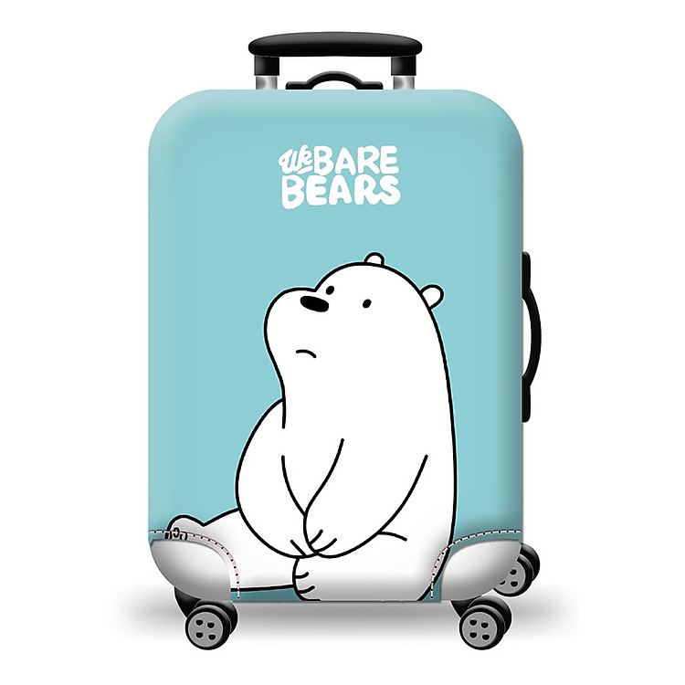 Túi bọc bảo vệ vali ZOOYOO Gấu Trắng