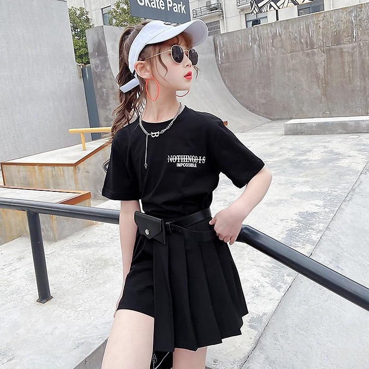 Set váy bé gái sành điệu 18-40kg