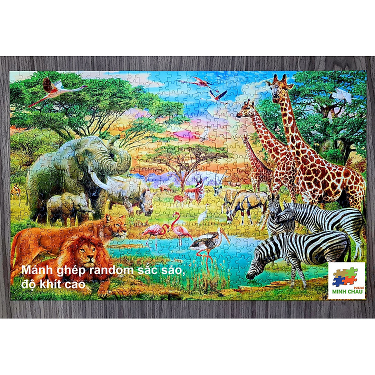 Tranh Xếp Hình 750 Mảnh Kỷ Jura Chính hãng Tiết kiệm - Hình ảnh 4