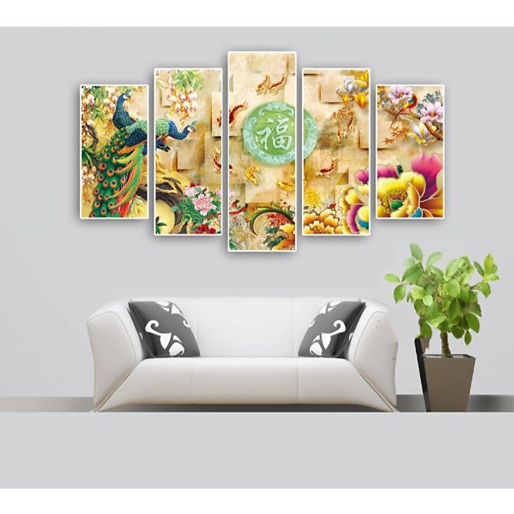 Tranh Chim Công |Bách Điểu Triều Phụng |T3M--13105