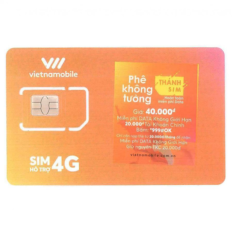 Thánh SIM 4G Vietnamobile Tặng 120GB Mỗi Tháng